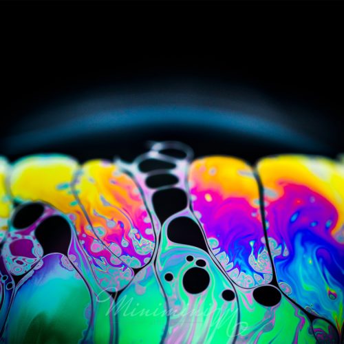 colores de una burbuja de jabón