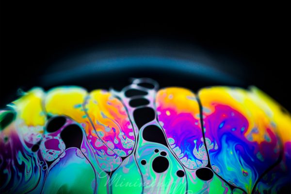 colores de una burbuja de jabón